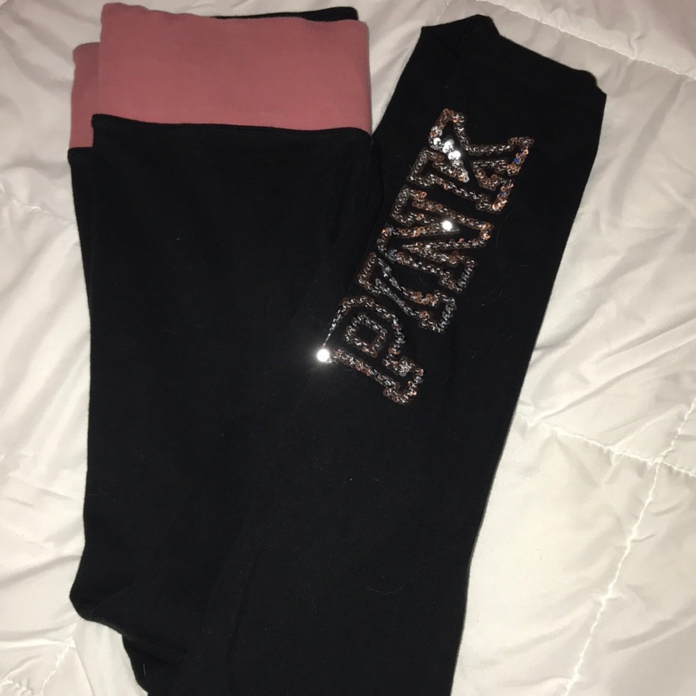 Pink leggings